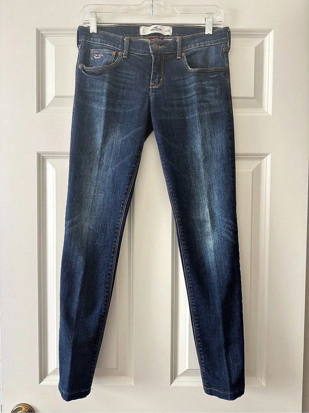 Hollister Oceanside Super Skinny Socal Stretch Jeans Blue Waist 26